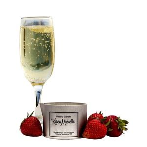 Strawberry & Champagne Massage Oil Destiny Candle